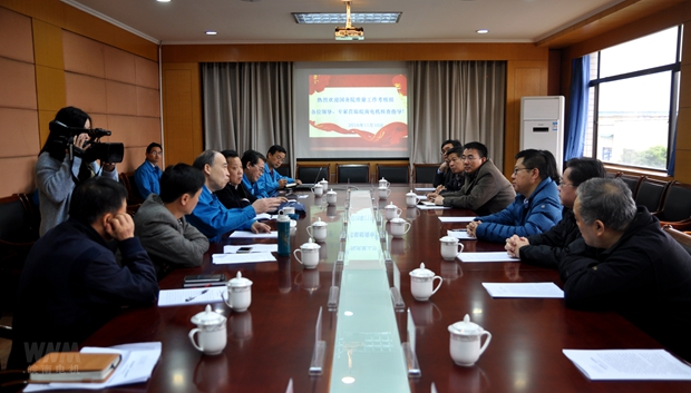 國(guó)務(wù)院質(zhì)量工作考核組來公司檢查指導(dǎo)