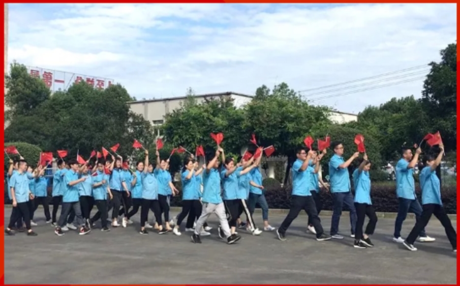 皖南電機(jī)組織參加縣快閃宣傳片拍攝活動